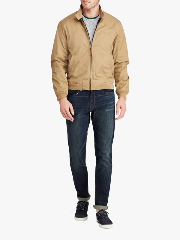 POLO RALPH LAUREN BARRACUDA LINED JACKET IN KHAKI