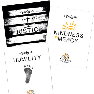 Self Learner Studies: Justice, Kindness & Mercy, Humility Bundle
