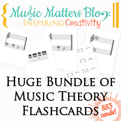 Huge Bundle of Music Theory Flashcards (883 & Counting!)