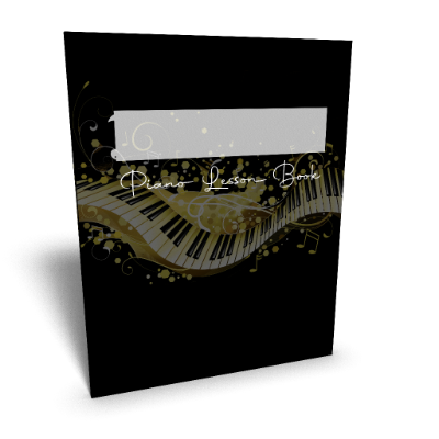Personalized Piano Lesson Assignment Book (Printed)