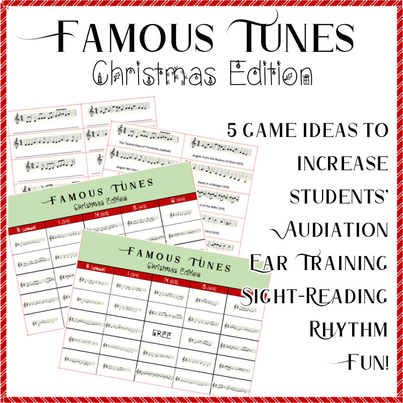 Famous Tunes Bingo and More - Christmas Edition