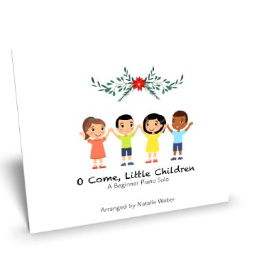 O Come Little Children Beginner Piano Solo