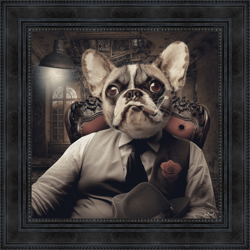 Chien Mafia 40x40