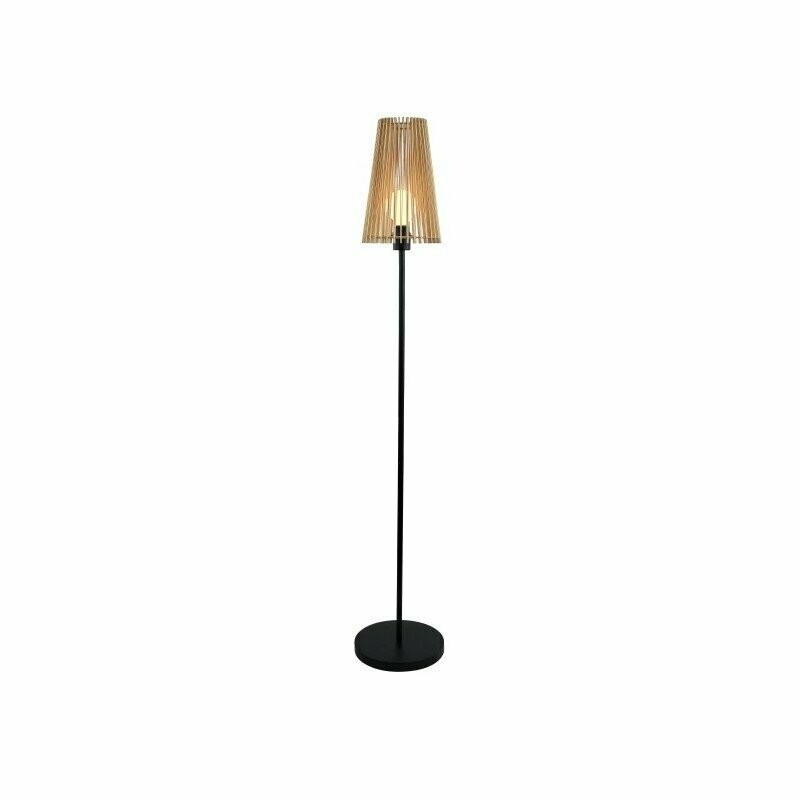 Lampadaire bois clair