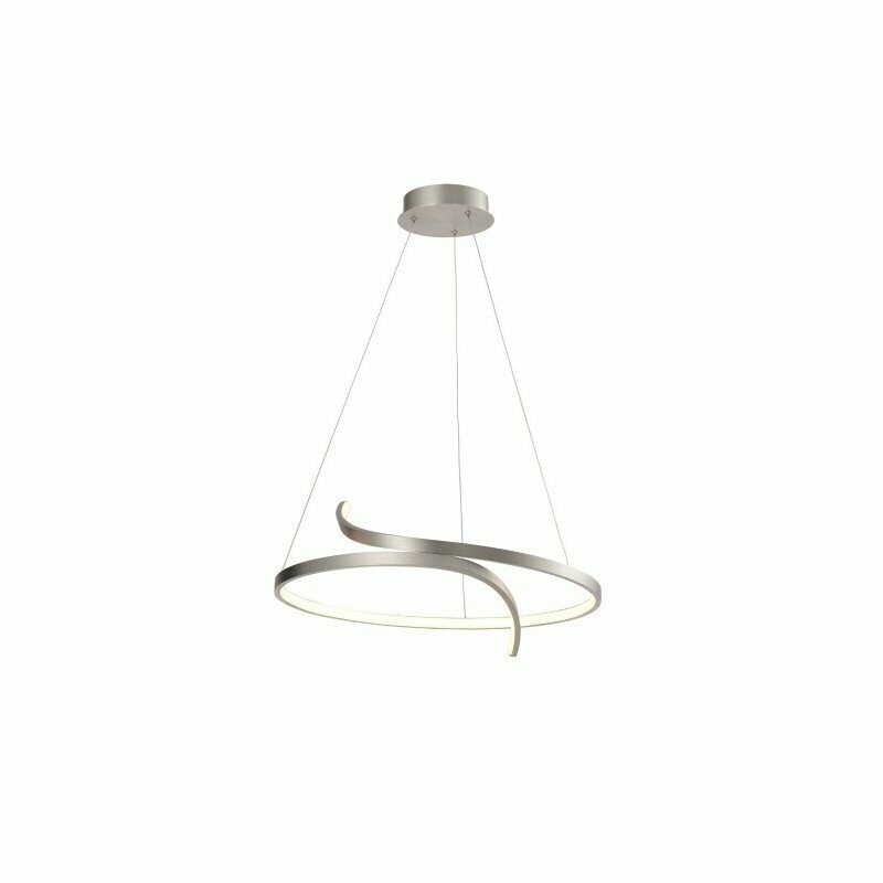 Suspension LED nickel satiné