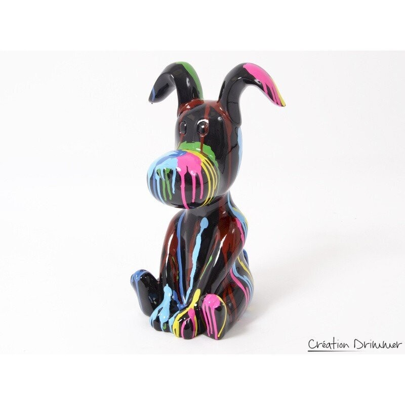 EMOTION chien multicolore