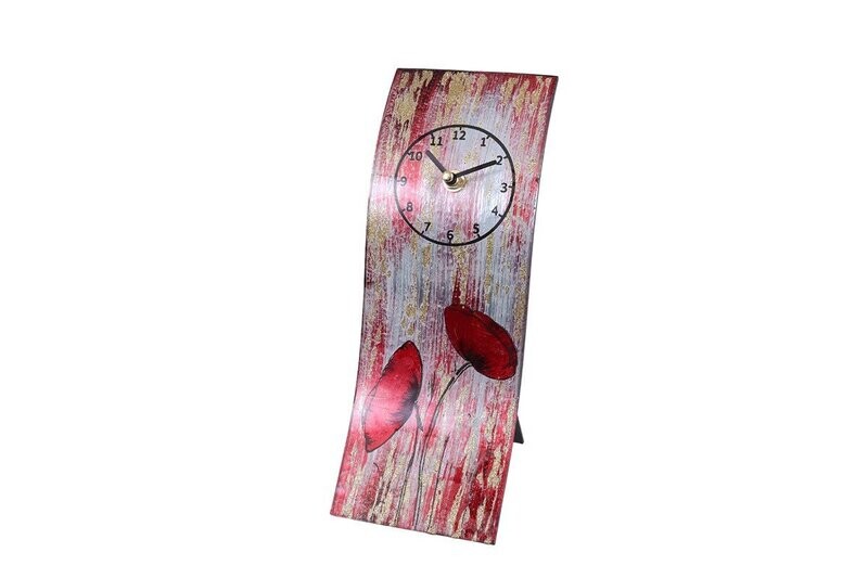 PENDULE COQUELICOTS ROUGE