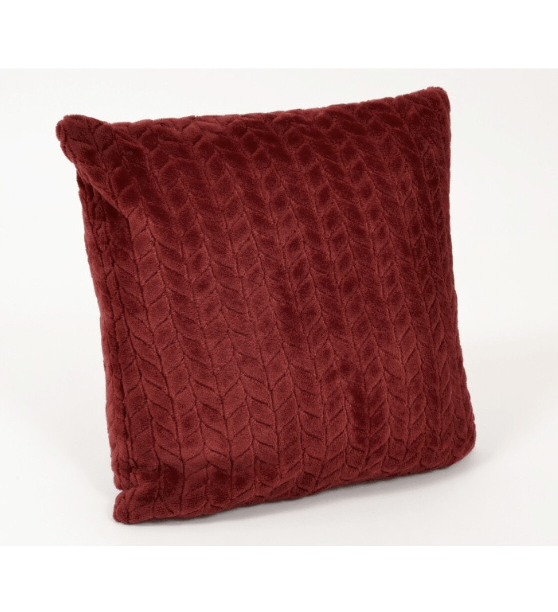 SARAH coussin 45x45 bordeaux