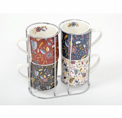 NARA c/présentoir 4 tasses NARA c/présentoir 4 tasses