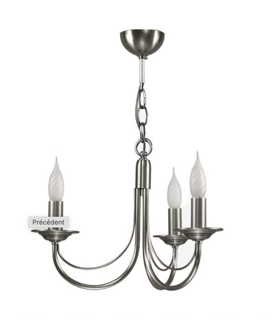 CHATELET Lustre 3L Nickel CHATELET Lustre 3L Nickel