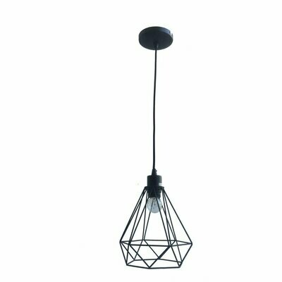 Suspension filaire métal noir Suspension filaire métal noir