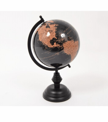 PHILEAS map monde noire 34cm PHILEAS map monde noire 34cm