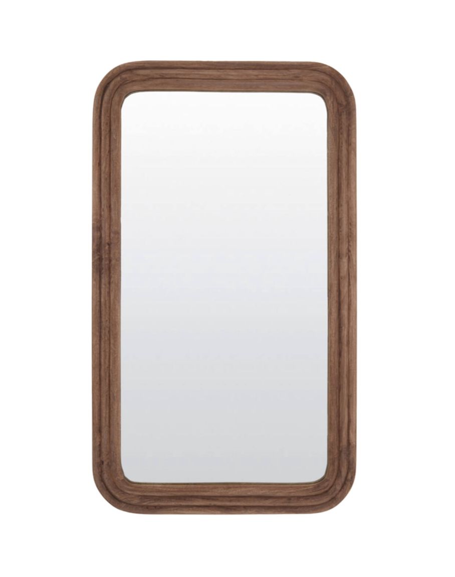 FLORIAS miroir bois brun FLORIAS miroir bois brun