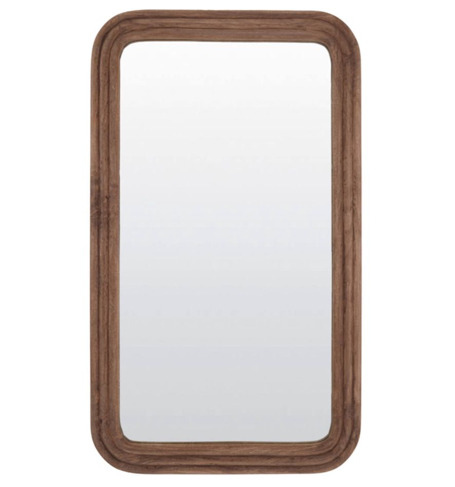 FLORIAS miroir bois brun FLORIAS miroir bois brun