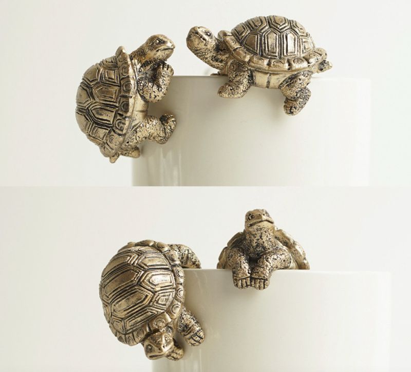 RIGA tortue accroche pot