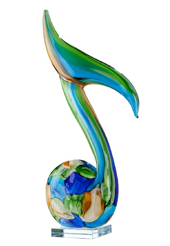 Sculpture note verre