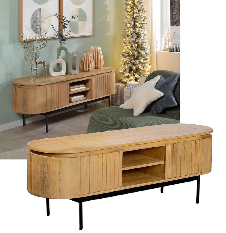 ROSEAU Meuble TV / console basse
