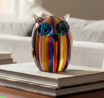 COLORFUL hiboux