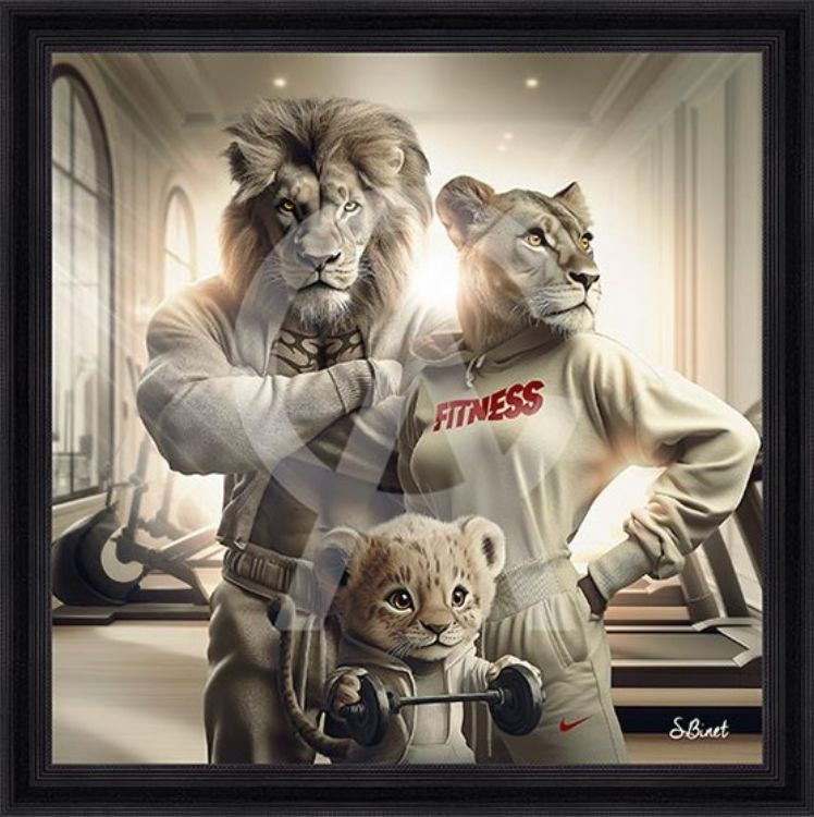 Lion fitness 40x40