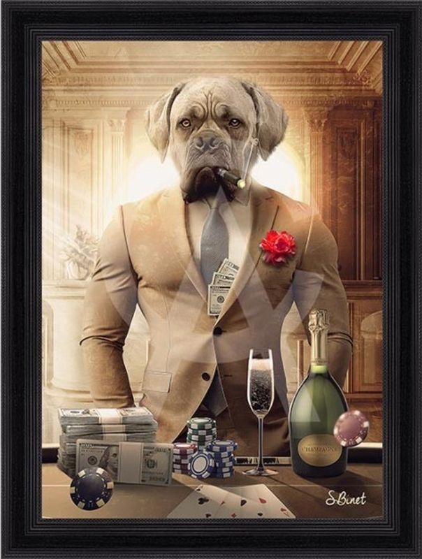 Chien luxury 50x70