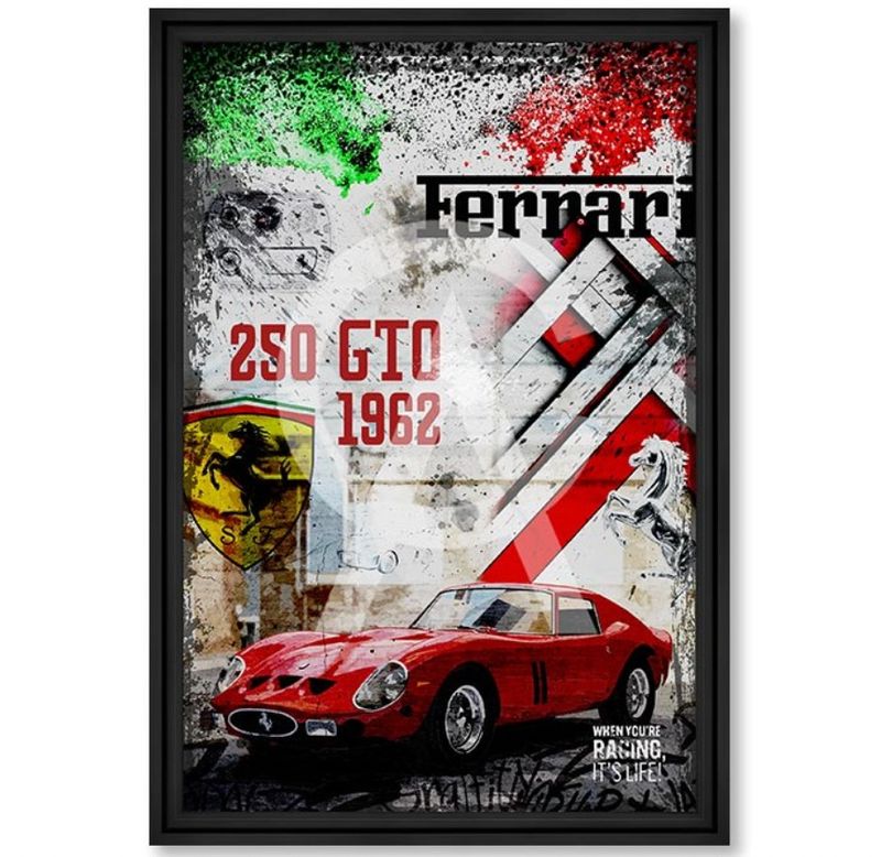 250 GTO ROSSO 60x90