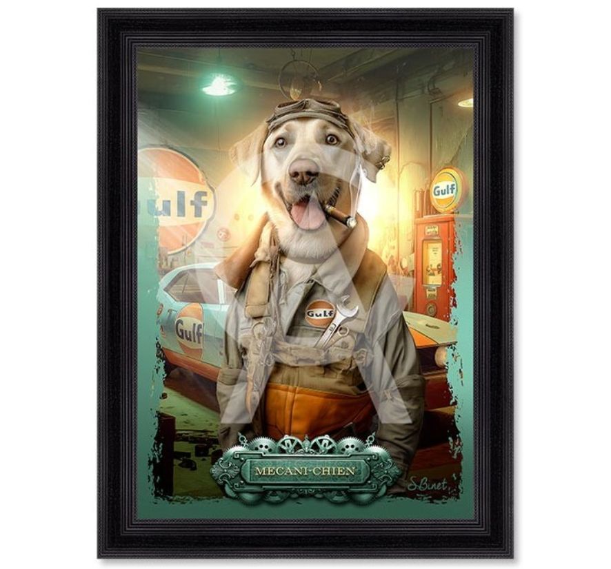 Mécani-chien 50x70 Mécani-chien 50x70