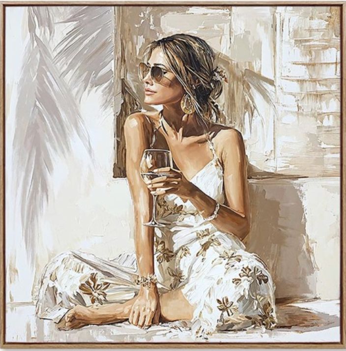 Toile encadrée 80x80