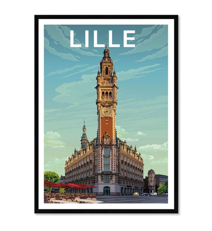 Travel poster - Lille