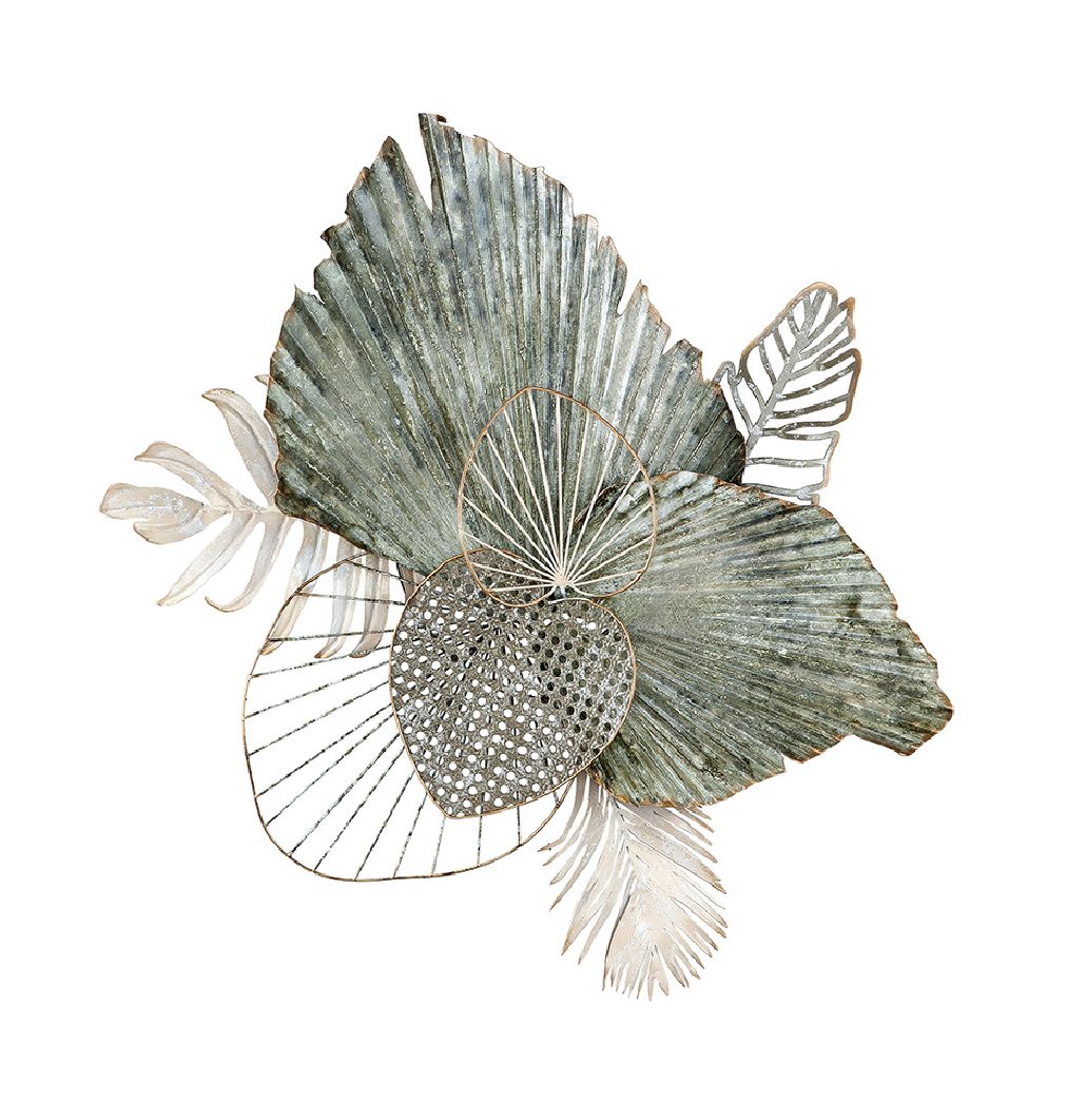 Relief mural feuilles 3D