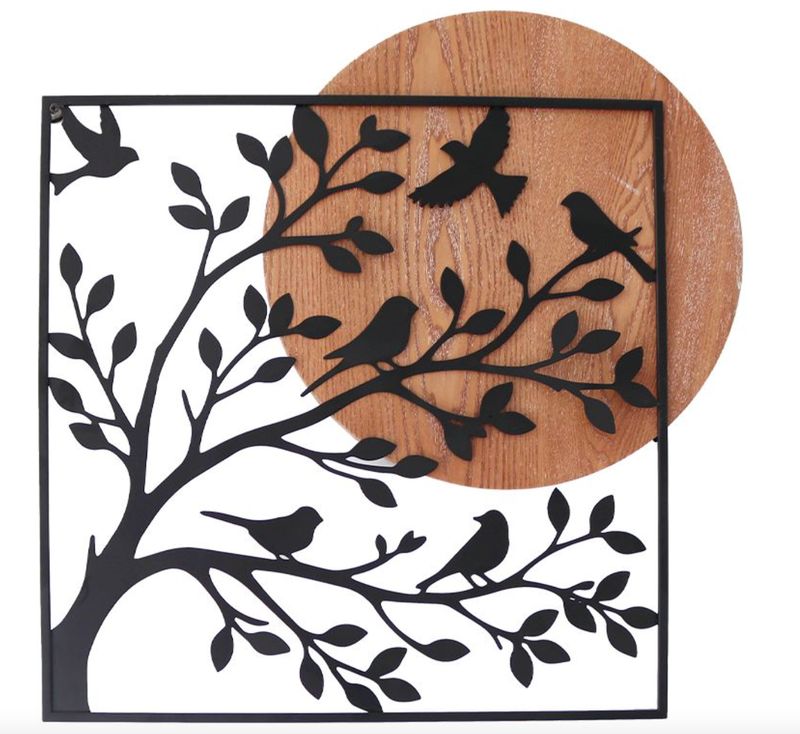 Arbre printanier bois / noir