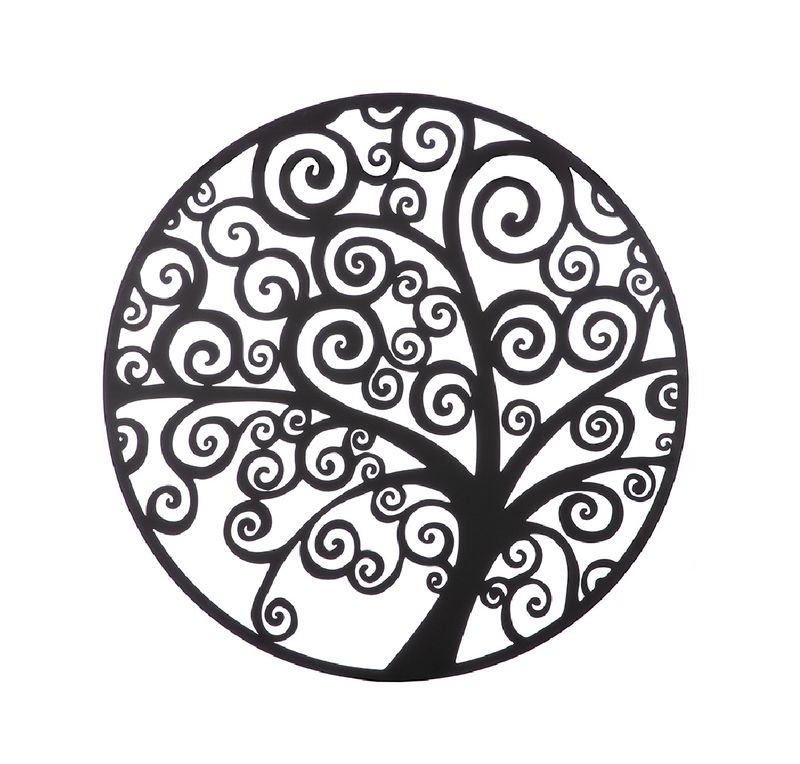 Relief mural rond