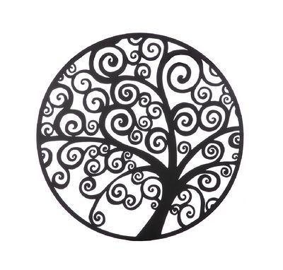 Relief mural rond