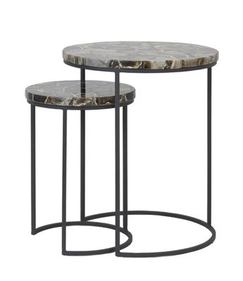 AXAT set de 2 tables d'appoint