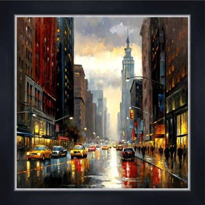 Toile encadrée 60x60