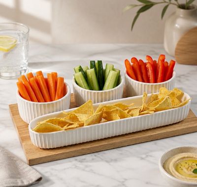 COCKTAIL plat apéritif 4 raviers COCKTAIL plat apéritif 4 raviers