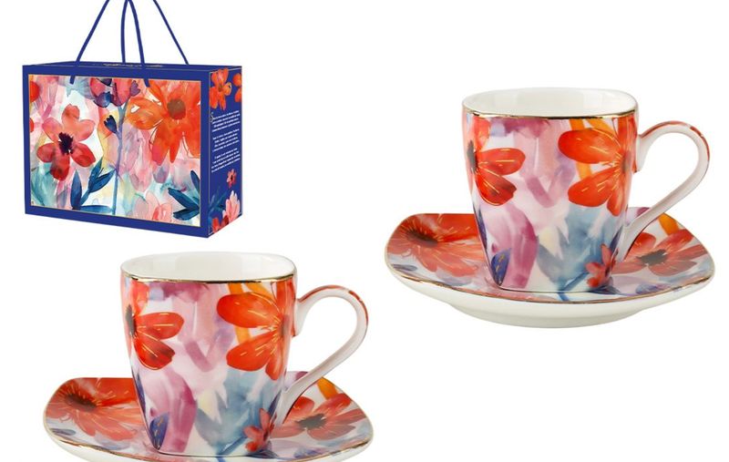 AQUARELLA set 2 tasses AQUARELLA set 2 tasses