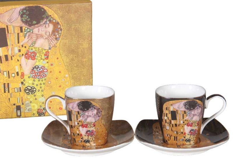 G.KLIMT set 2 tasses