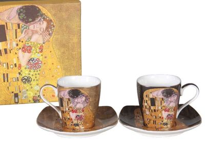G.KLIMT set 2 tasses G.KLIMT set 2 tasses