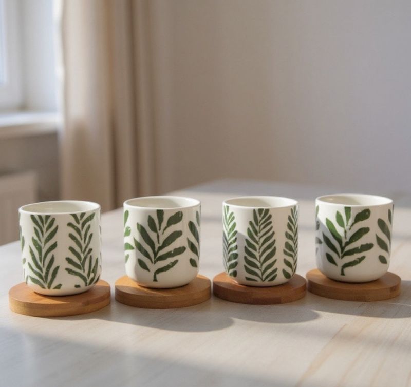 MATCHA set 4 tasses