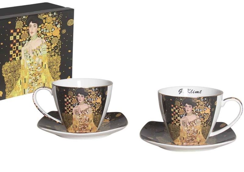 G.KLIMT set 2 tasses