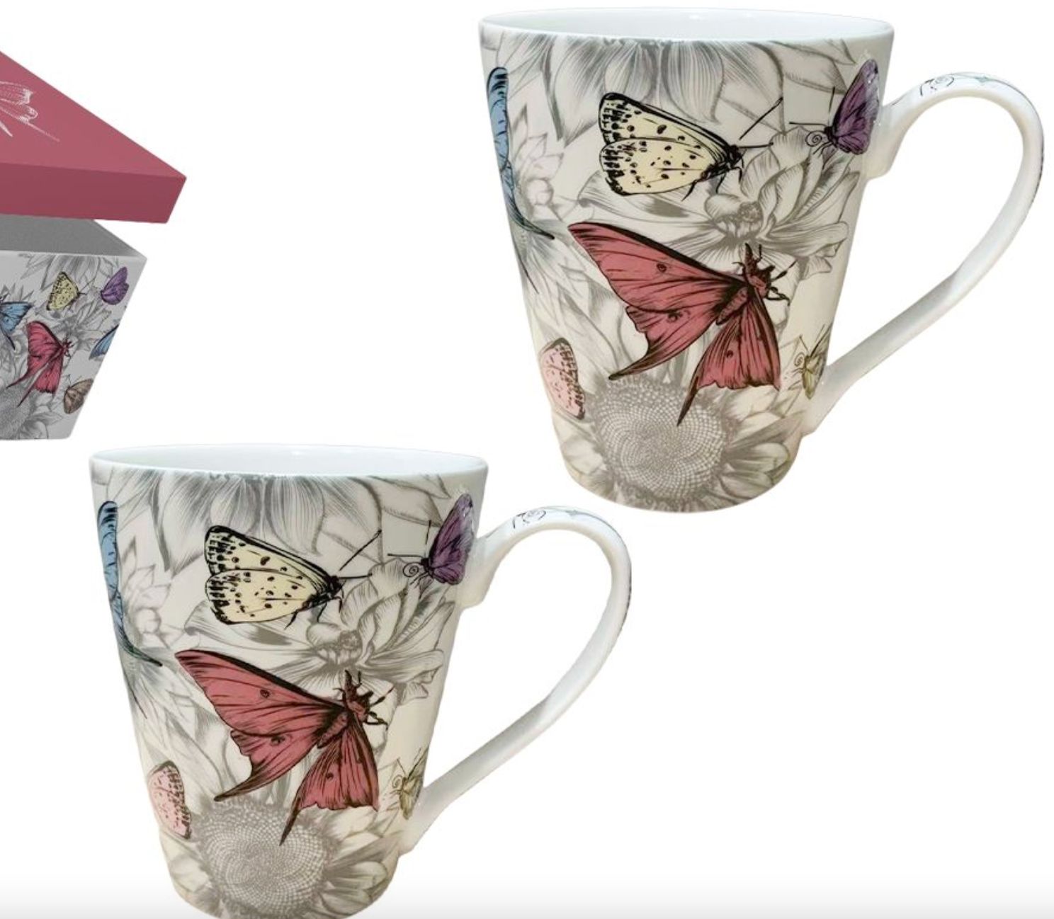 MARIPOSA set de 2 mugs