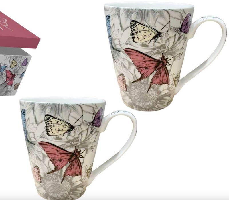 MARIPOSA set de 2 mugs