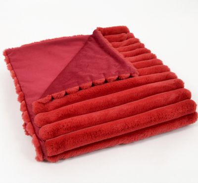 COOKY plaid 130x170 rouge