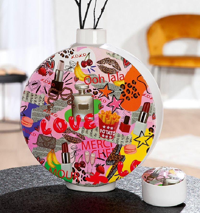 OOH LALA vase avec couvercle OOH LALA vase avec couvercle