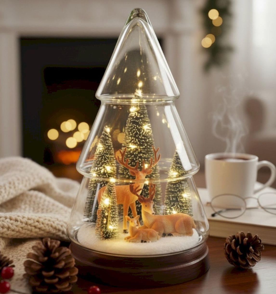 SANTA cloche sapin LED SANTA cloche sapin LED
