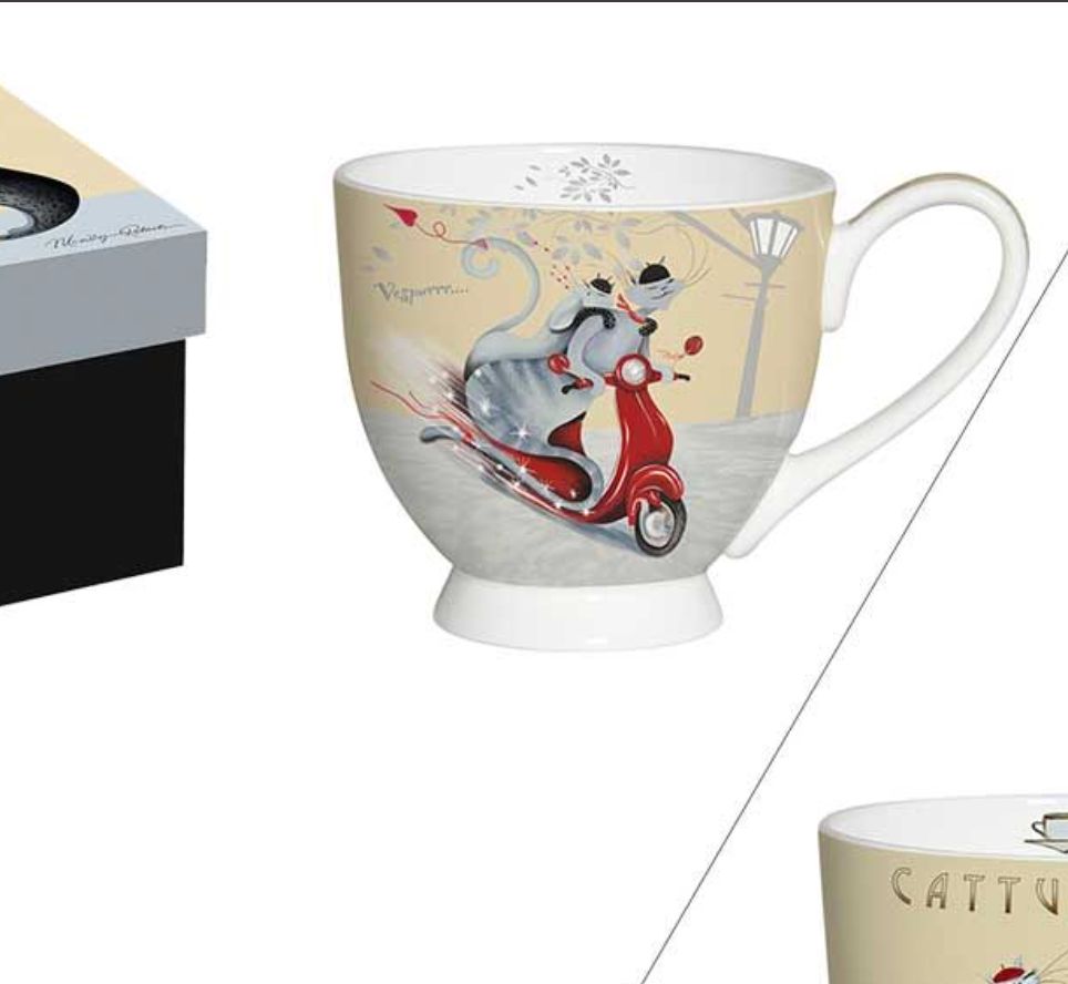 CATTUCCINO-CATITUDES tasse dejeuner