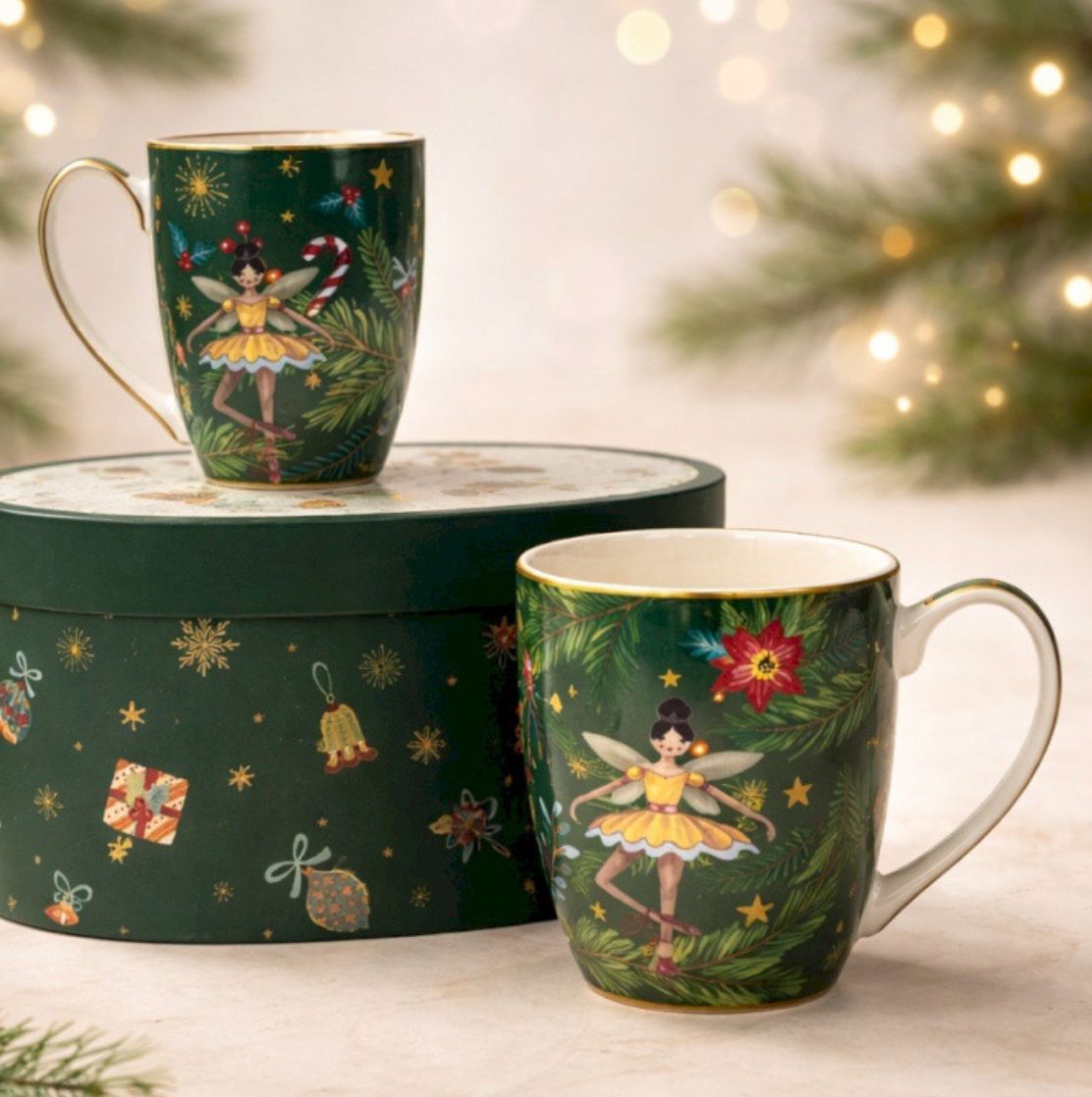 JOYEUX NOEL boite 2 mugs