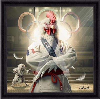 Coq judo 40x40 Coq judo 40x40