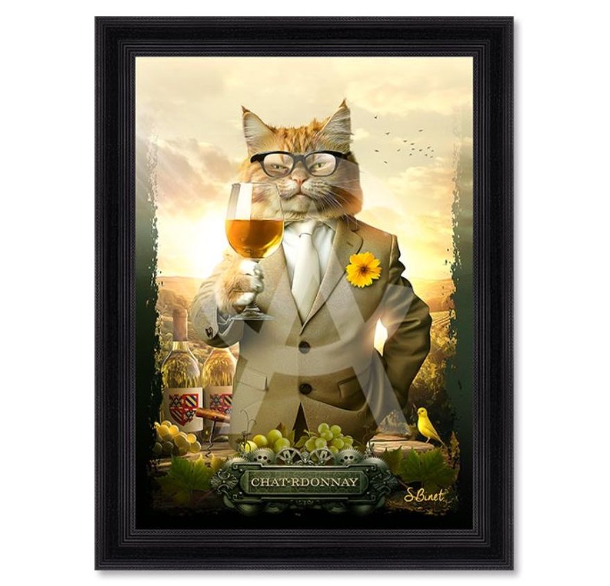 Chat-Rdonnay 35x50