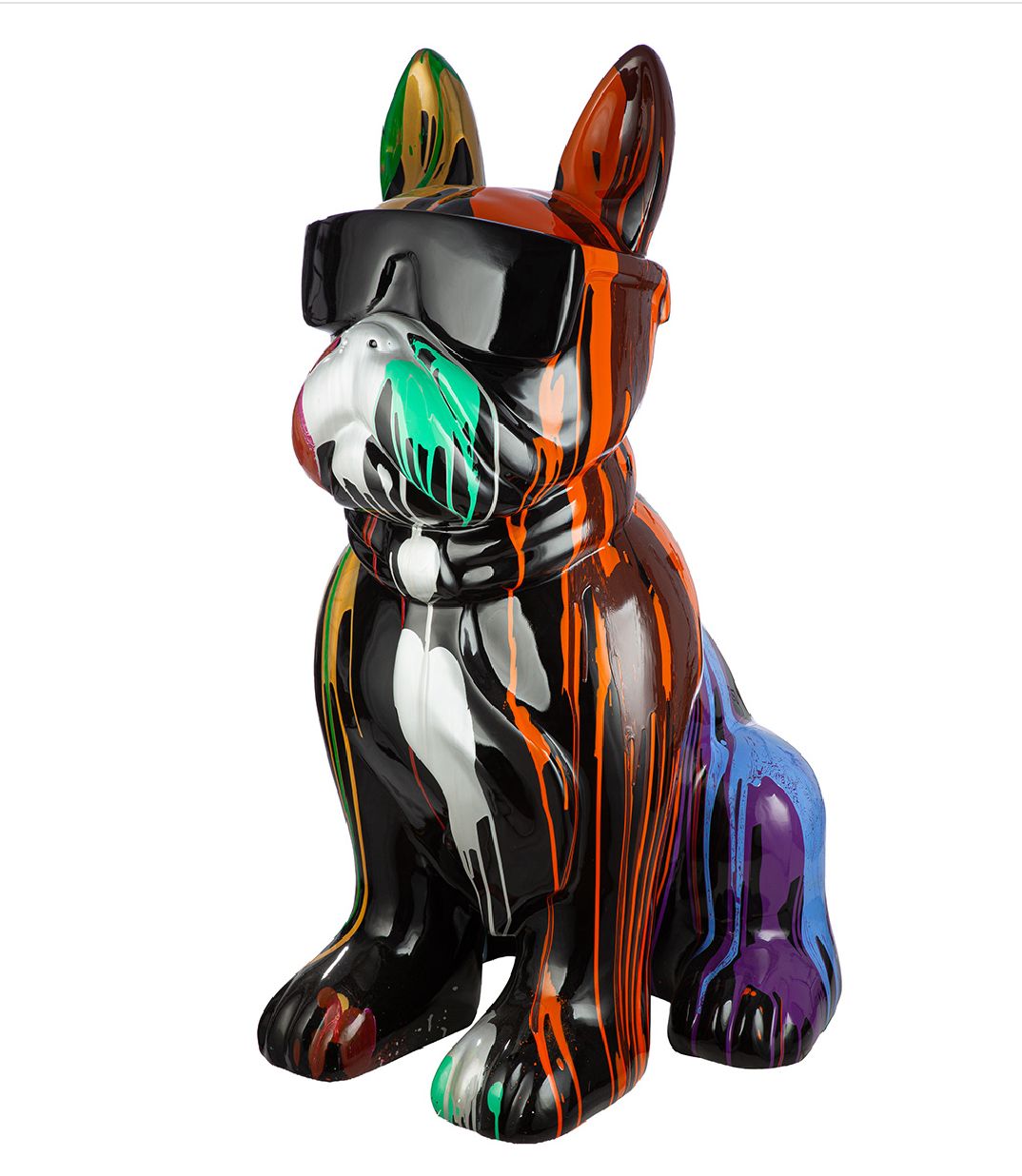 COLORES figure bouledogue résine (haut. 122) COLORES figure bouledogue résine (haut. 122)